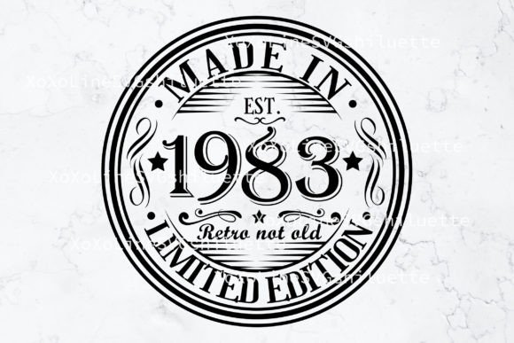 Download 41th Birthday Svg Born in 1983 Vintage - Vintage Collection