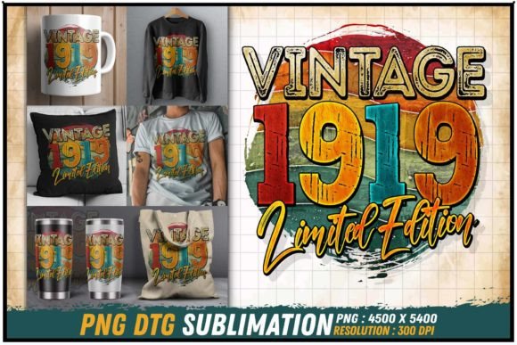 Download Vintage 1919 Limited Edition Retro Round - Vintage Collection