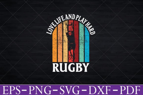 Download Love Life and Play Hard Rugby - Love life Collection