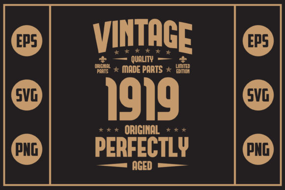 Download Vintage 1919 Original Perfectly Aged - Vintage Collection
