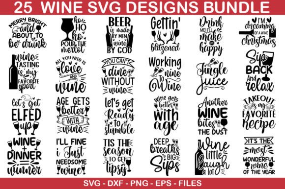 Download Wine SVG Bundle - Wine svg Collection