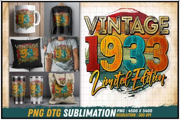 Download Vintage 1933 Limited Edition Retro Round - Vintage Collection