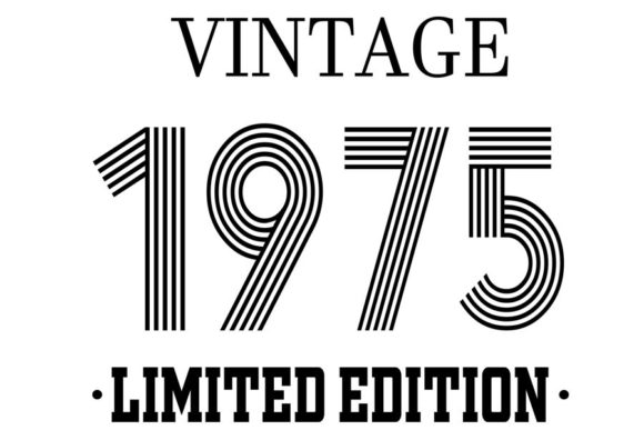 Download Vintage Since 1975 Svg, Birthday Svg, 47 - Vintage Collection