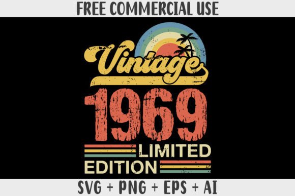Download Retro Vintage 1969 Limited Edition - Vintage Collection