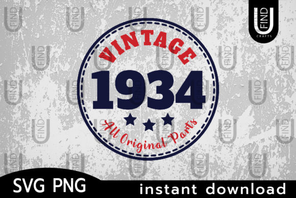 Download Vintage 1934 All Original Parts - Vintage Collection
